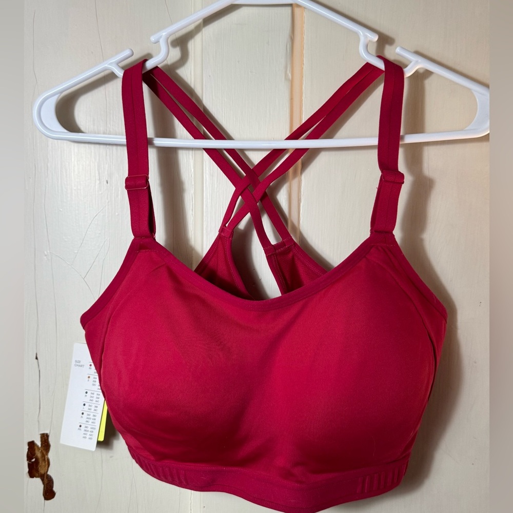 All in Motion Red Sports Bra Size XL
